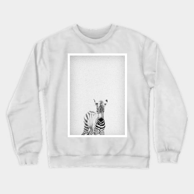 Zebra 06 Crewneck Sweatshirt by froileinjuno